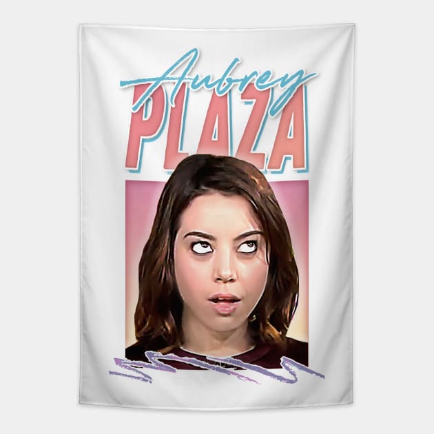 Aubrey Plaza Is My Spirit Animal Tapestry by DankFutura