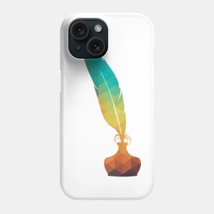 Rainbow ink pen Phone Case