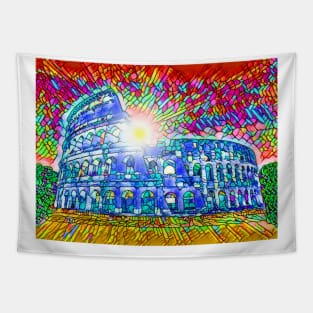 Colosseum Stained Glass Tapestry