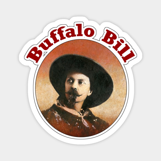 Buffalo Bill Design Magnet by mictomart