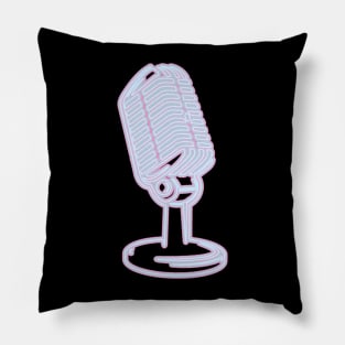 Pastel Microphone - Blue Pillow