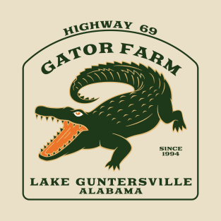 Highway 69 Lake Guntersville Gator Farm T-Shirt