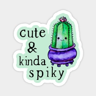 Cute And Kinda Spiky Cactus Doodle Magnet