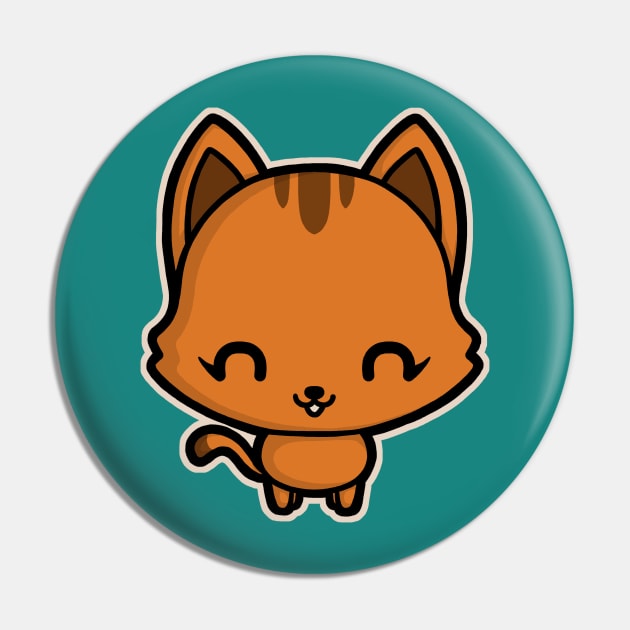 Purrrrfect Kitty Pin by perdita00