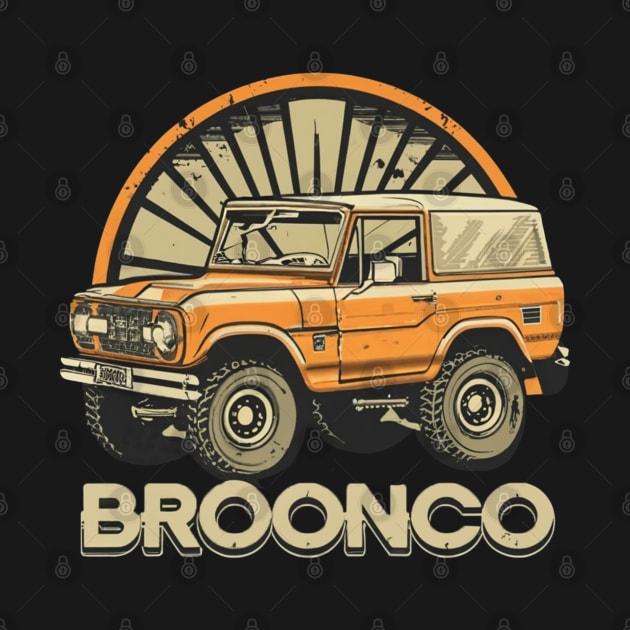 Retro 1987-1991 Ford Bronco w/Tires by Aldrvnd