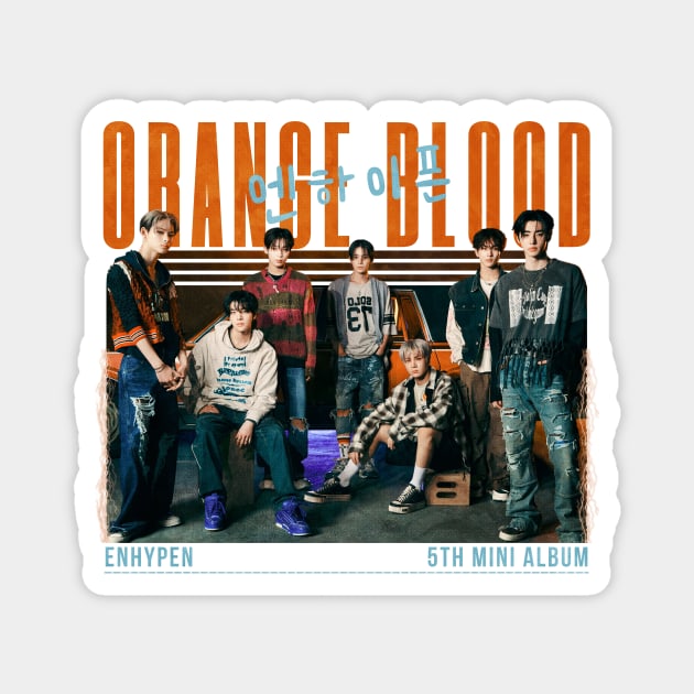 ENHYPEN Orange Blood Magnet by wennstore