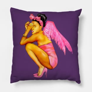 Shy Angel Pillow