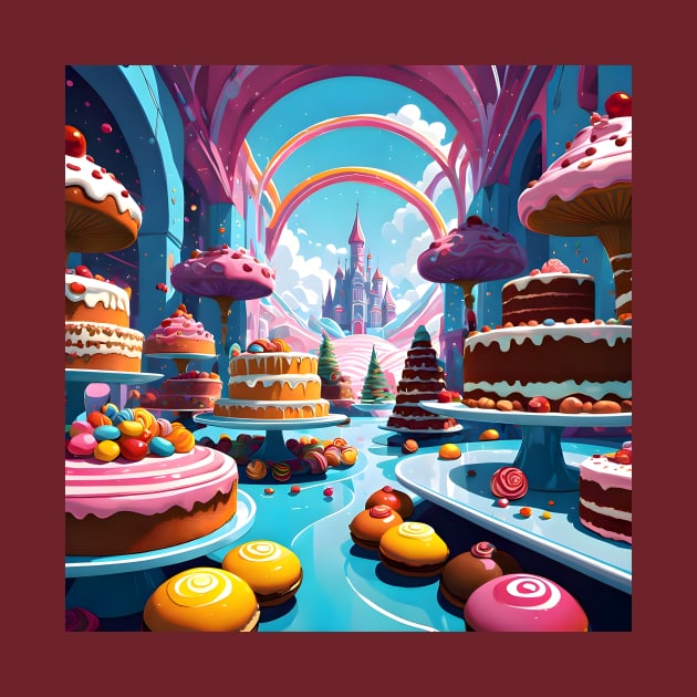 Coffee Cake Paradise by dazzleprintsplus