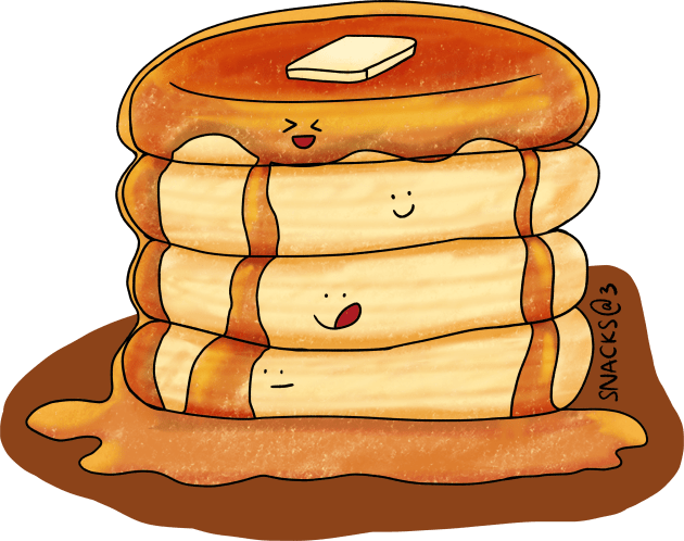 Stack up the pancakes Kids T-Shirt by Snacks At 3