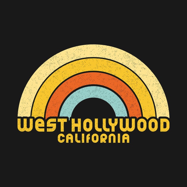 Retro West Hollywood California by dk08