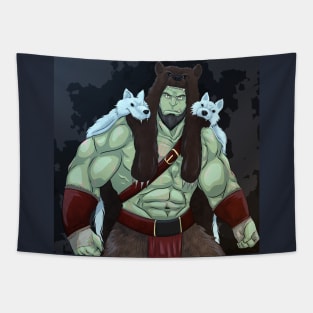 SkarGor Orc Barbarian Tapestry