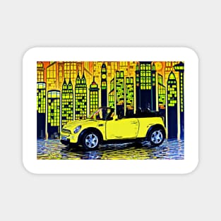 Surreal Mini yellow Magnet