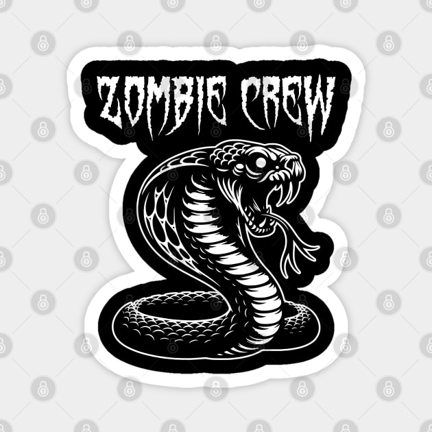 Zombie Crew King Cobra Magnet by Grave Digs