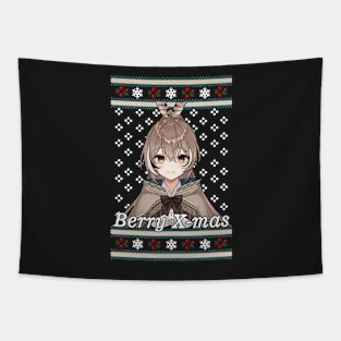 Nanashi Mumei Berry Xmas Hololive Christmas Tapestry