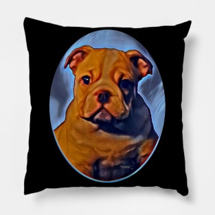 Bulldog Pup Pillow