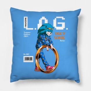Ugly Sonic #1 Pillow