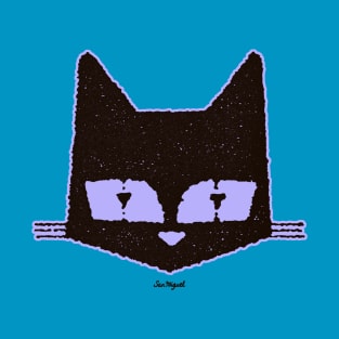 MY CAT IS AWESOME (pale blue edition) T-Shirt