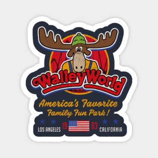 Walley World Moose 1983 Worn Dks Magnet