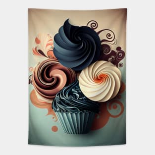 Abstract Cupcakery Art Tapestry