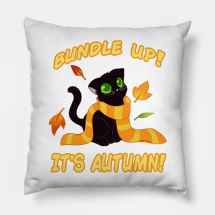 Bundle Up! It's Autumn! Pillow