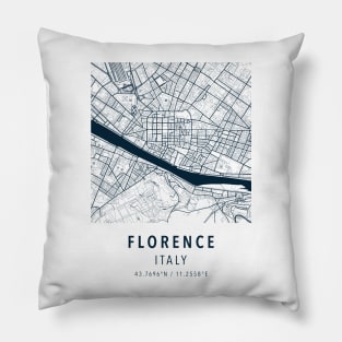 florence simple map Pillow