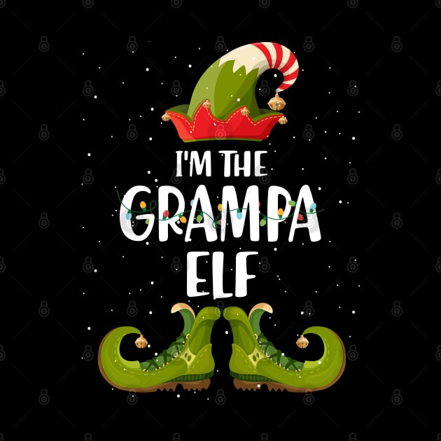 Im The Grampa Elf Shirt Matching Christmas Family Gift by intelus