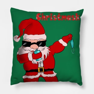 merry Christmask Pillow