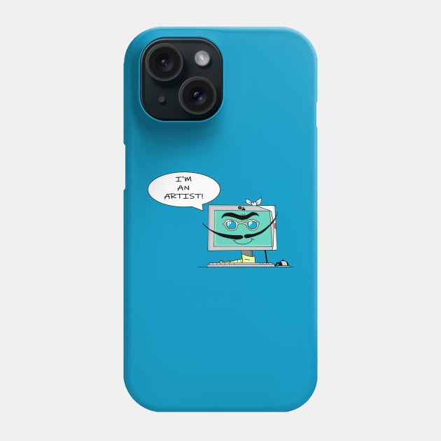 An Artist Phone Case by sillyindustries
