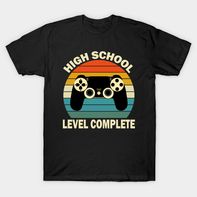 Discover High School Graduation Gift for Gamer - Last Day Of School - T-Shirt