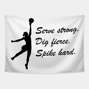 Volleyball Player Designer Shirt Tapestry