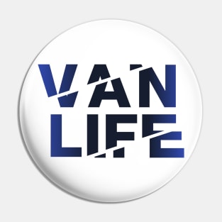 Vanlife: Tracks - Blue fade Pin