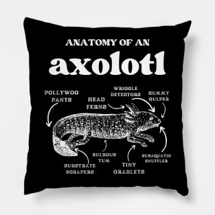 Anatomy of an axolotl axolotls lover Pillow