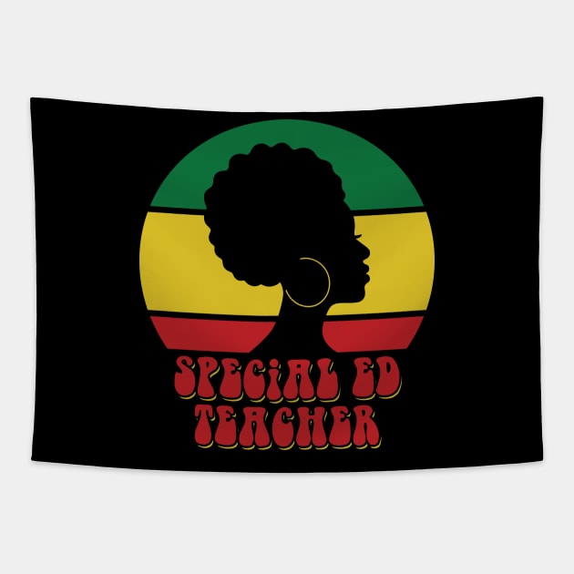 African American Special Ed Teacher Black History Month Tapestry by Way Down South