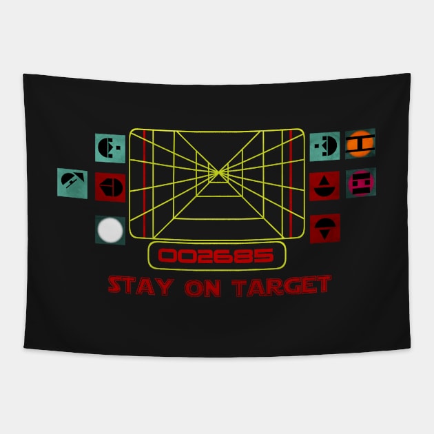 Stay On Target Tapestry by Rebellion10