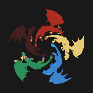 5 Dragons Flights T-Shirt