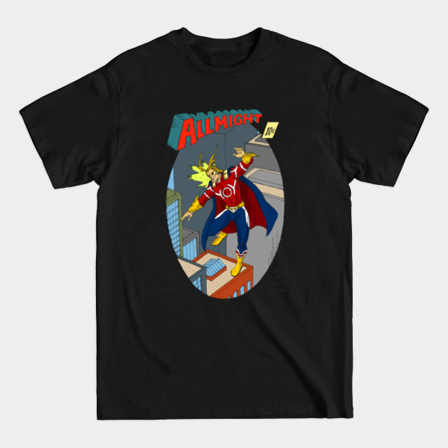Disover All Might Comics - My Hero Academia - T-Shirt