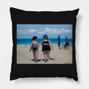 Bathing Beauties Altona Beach Pillow