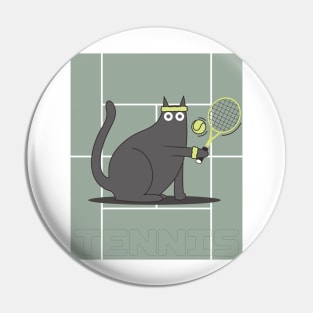 Tennis Cat Pin