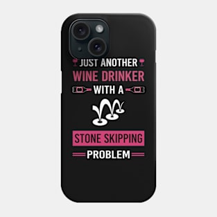 Wine Drinker Stone Skipping Stones Rock Rocks Skimming Phone Case