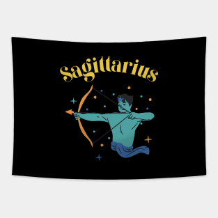 Sagittarius Zodiac Star Sign Astrology Tapestry