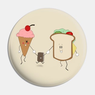 Ice cream sandwich Pin