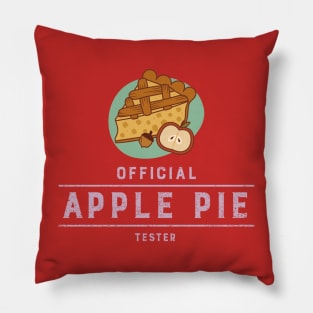 Official Apple Pie Tester Pillow