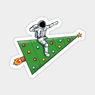 Space rocket christmas Magnet