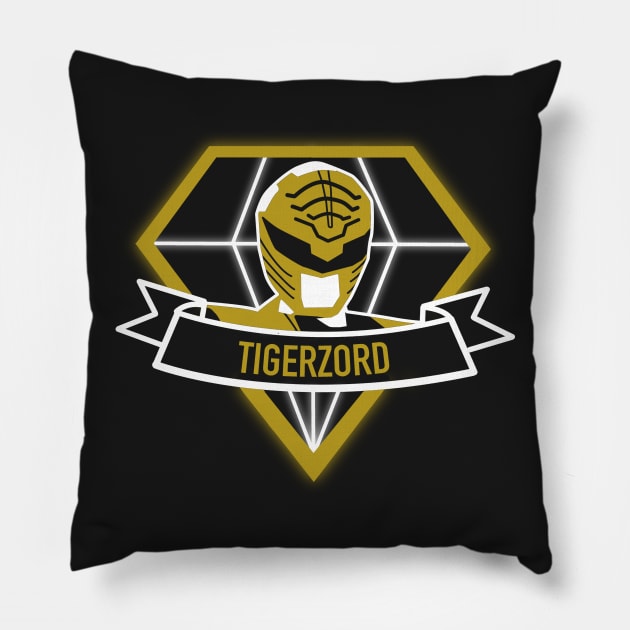 Tigerzord Pillow by absolemstudio