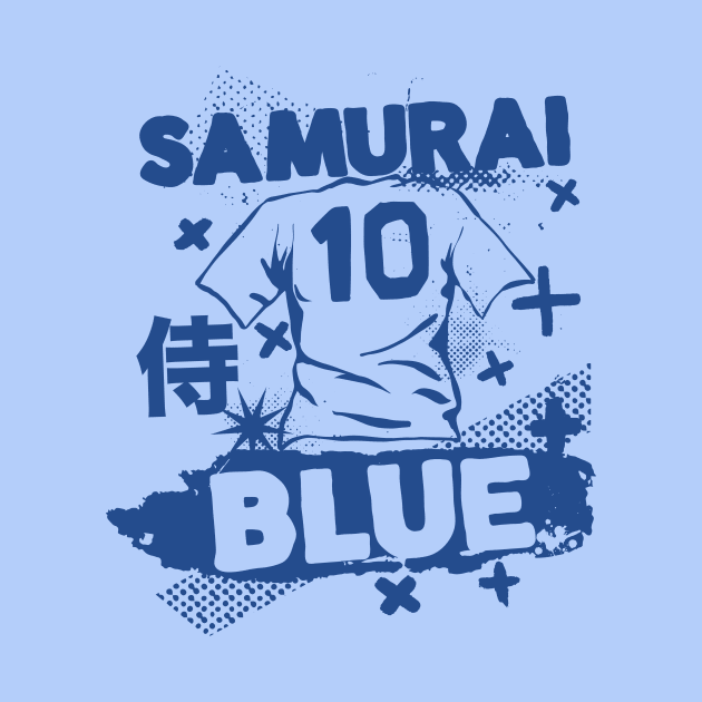 Vintage Japanese Football // Retro Grunge Japan Soccer by SLAG_Creative