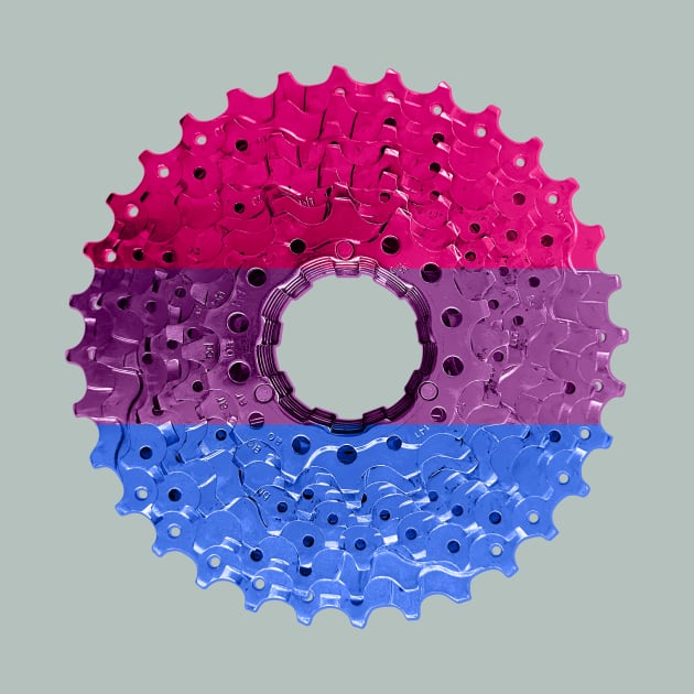 Bisexual Pride Bicycle Cassette by NeddyBetty