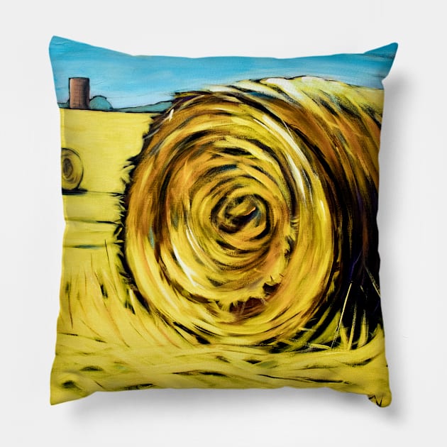 Rollin in the Hay Pillow by Carol Landry Fine Art 