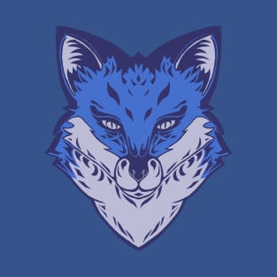 Tribal Blue Fox T-Shirt