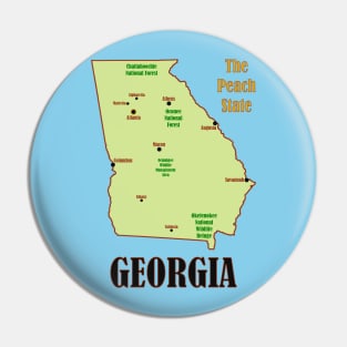 Georgia Map Pin