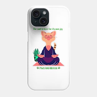 Paws and breathe Phone Case